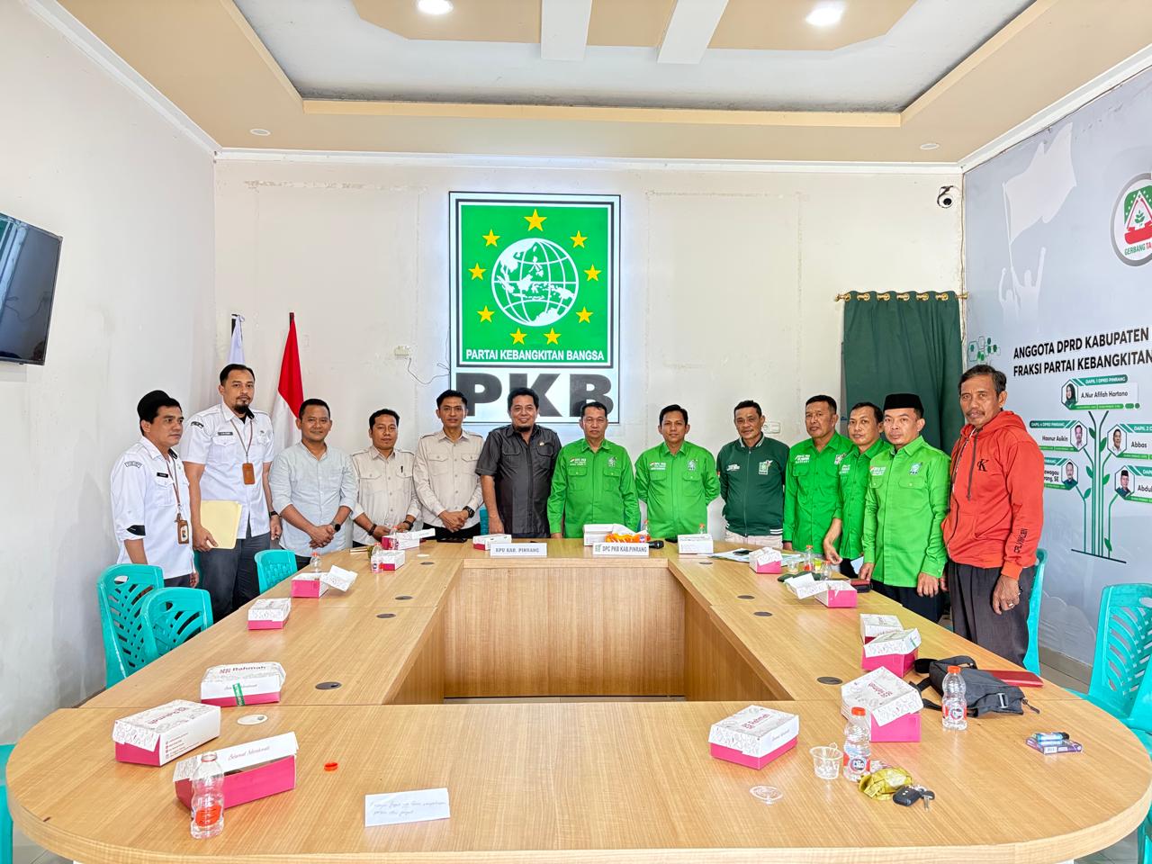 Baru 4 Hari Terpilih, Ketua PKB Pinrang Kedatangan Tamu Istimewa